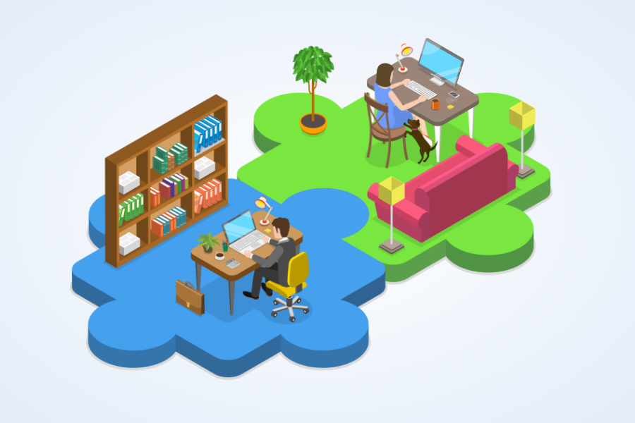 Hybrid work - The new work trend